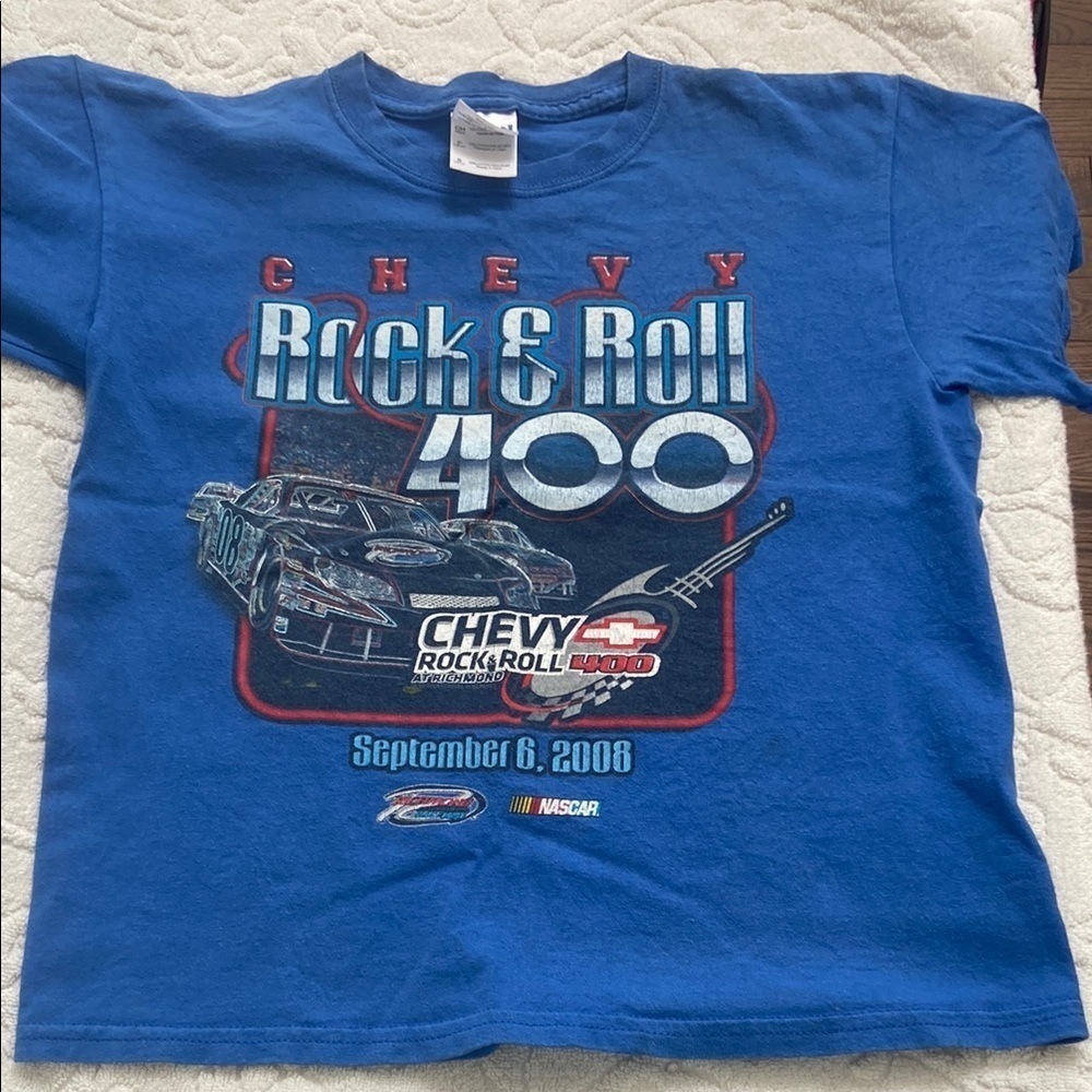 Blue Chevy NASCAR Rock & Roll 400 T-Shirt